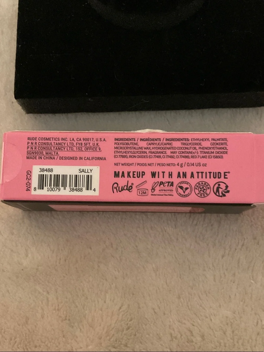 Peanuts Pink Tinted Glow Lip Balm with Character Art
